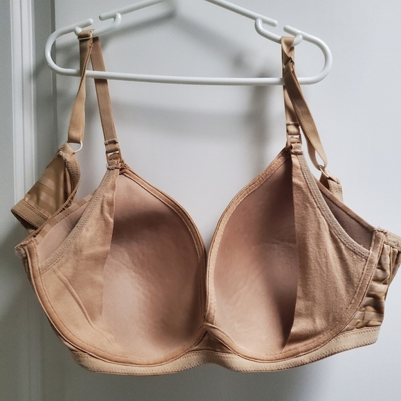 Motherhood Maternity Nude Nursing Bra 38C - Picture 4 of 8
